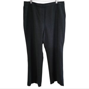 Talbots Stretch Gray Italian Wool Lined Organic Preppy Office Trousers - Women's